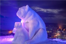 Bernau. Schwarzwälder Schneeskulpturen-Festival. Foto Birgit-Cathrin Duval