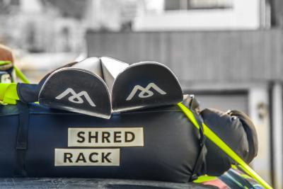 SHRED RACK - der aufblasbare Dachgepäckträger, der in die Handtasche passt