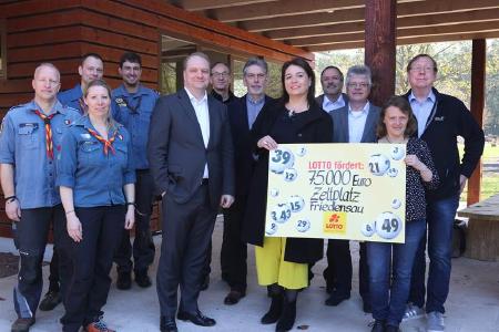 Lotto fördert Zeltplatz Friedensau mit 75.000 Euro / Foto: © ThHF | Andrea Cramer