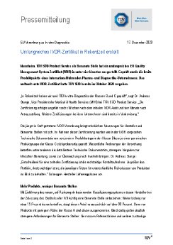 Umfangreiches IVDR-Zertifikat in Rekordzeit erstellt.pdf