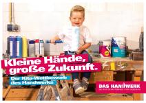 Ob Bäcker, Maler oder Augenoptiker: Das Handwerk bietet über 130 spannende Arbeitsfelder, die es zu entdecken gilt (Quelle: www.amh-online.de/kita-wettbewerb)