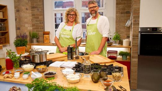 Mette-Lise Schinagl und Jörg Varnholt kochen bei „Lust auf lecker“ | Foto: Anja Wildemann
