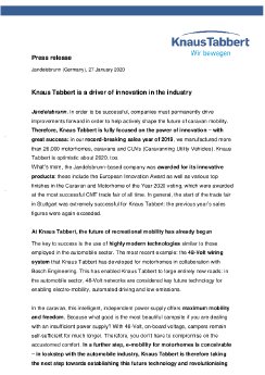 2020_01_27_Press release_Knaus Tabbert_driver of innovation.pdf