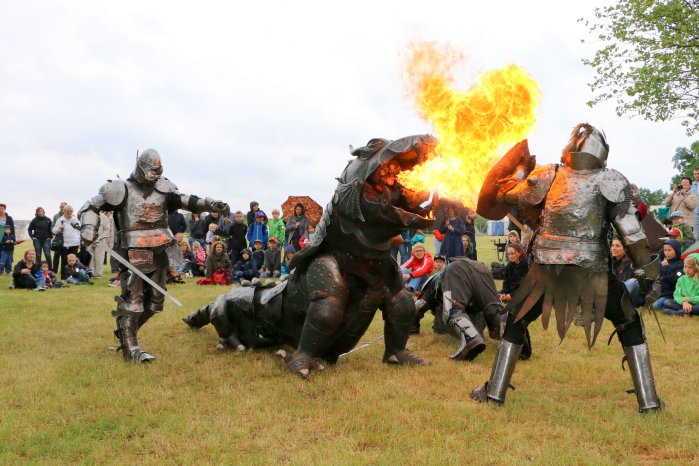 Mysterienspektakel und Feuershow mit Rittern und Drachen (c) Cocolorus Diaboli, Andreas Kannegie.JPG