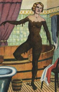 Badende Frau Moorbad 1927