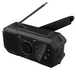 infactory Solar- und Dynamo-Koffer-Radio SOL-1540 mit LED-Licht, SOS, Powerbank-Funktion 
