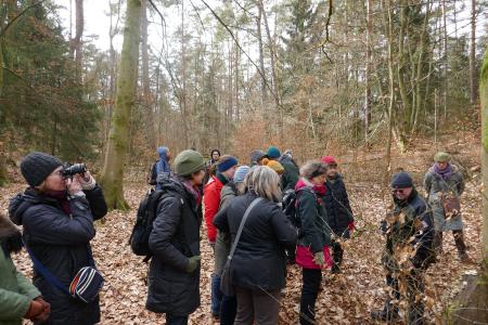 In verschiedenen Workshops ging es beim Seminar der niedersächsischen Waldpädagoginnen und Waldpädagogen um die Themen Wald, Natur und Mensch (Foto: Niedersächsische Landesforsten)