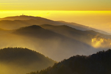 Blick vom Belchen auf den Blauen