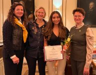 V.l.n.r.: Heike Schmidt, Gabriele Ehlers, Kiara Hoffmann-Kuhnt, Birgit Farnleitner