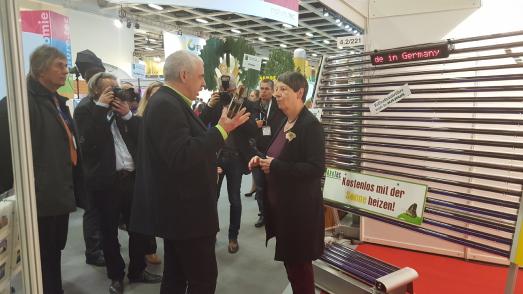 Besuch von Frau Dr. Barbara Hendricks, Bundesministerin für Umwelt, Naturschutz, Bau und Reaktorsicherheit