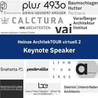 Renommierte Referenten aus der Architektur-Szene bei der 2. Edition der Heinze ArchitekTOUR virtuell