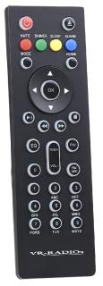 VR-Radio Stereo-Internetradio m. CD-Player, DAB+/FM, Farbdisplay, Wecker, 32 W