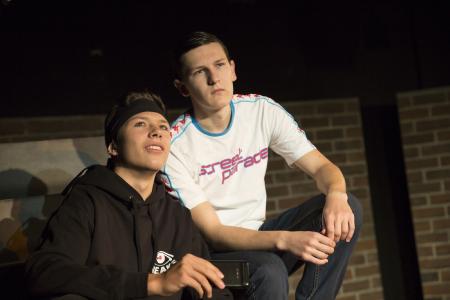 Theaterjugendlub-Produktion „Hap Slap – Ist doch nur Spaß! “ (Foto: Sebastian Paul)