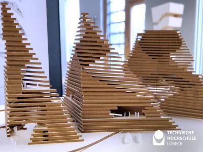 Modell einer Abschlussarbeit aus der Architektur (Foto:echnische Hochschule Lübeck)