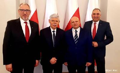 Adventistische Delegation beim Neujahrsempfang des polnischen Präsidenten 2019 / © Foto: Jan Kot/tedNEWS