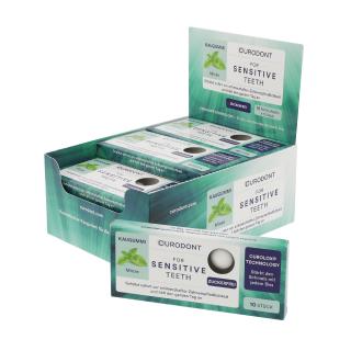 CURODONT Kaugummi -Display-Steller mit 15 Kaugummipackung a 10 Stück