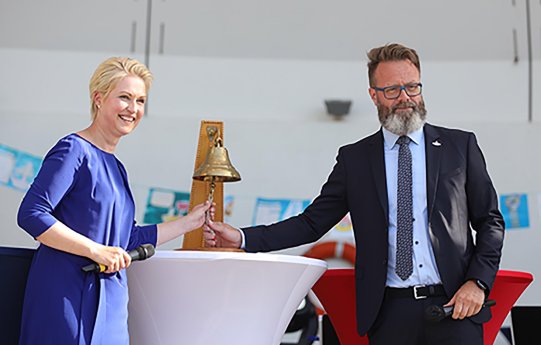 Manuela Schwesig und Claus Ruhe Madsen eröffnen die Hanse Sail 2021 (c) Danny Gohlke.jpg