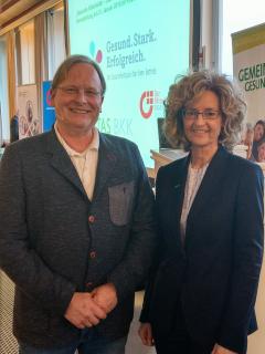 Dietrich Grönemeyer , Novitas BKK-Vorständin Kirsten Budde