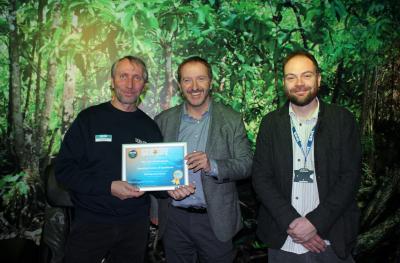 Verleihung der Auszeichnung im SEA LIFE Oberhausen