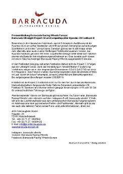 Pressemitteilung Barracuda Racing Wheels Europe - Ultralight Project 2.0 Hyundai i30 Fastba.pdf
