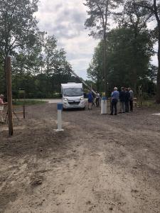 Einweihung einer neuen CamperClean Schrankenanlage / Foto: CamperClean