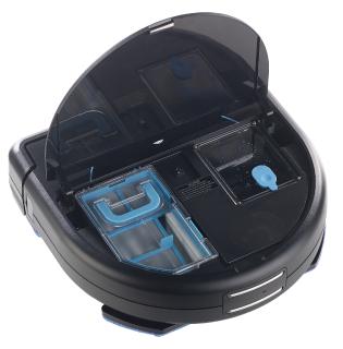 NX-5907 Sichler Haushaltsgeraete Multiroom-Saug-und Wisch-Roboter mit Ladestation