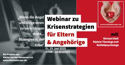 Kleine Herzen Hannover startet kostenlose Webinare für Eltern und Angehörige herzkranker Kinder