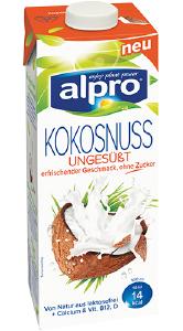 Der neue Alpro® Kokosnussdrink Ungesüßt