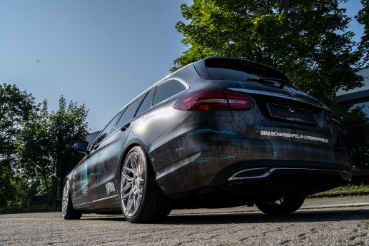 Mercedes CKlasse barracuda Dragoon Silber Bild 5.jpg