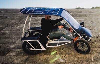 Seitenansicht des Prototyps Duo Moke von Urban Drivestyle