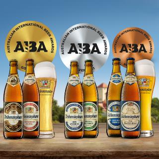 Alle Gewinnerbiere mit den entsprechenden Medaillen.