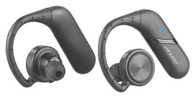 auvisio True Wireless In-Ear-Headset IHS-590.bt. V2, Ohrbügel, Bluetooth, 15 Stunden Spielzeit / Copyright-Hinweis angebracht: PEARL.GmbH / www.pearl.de
