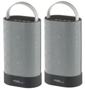 auvisio Bluetooth-Stereo-Lautsprecher Duo MSS-200.btd