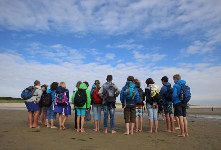 Von der Jugendherberge Tönning aus starten viele Schülerinnen und Schüler, um gemeinsam mit Umweltpädagogen das Wattenmeer zu erkunden.